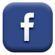 A logo saying follow us on > Face Book