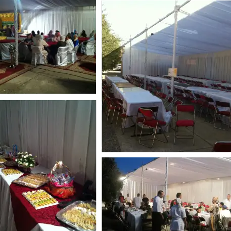 Argan Sports Charity Events for Ramadan photo collage, feeding the people of the community.